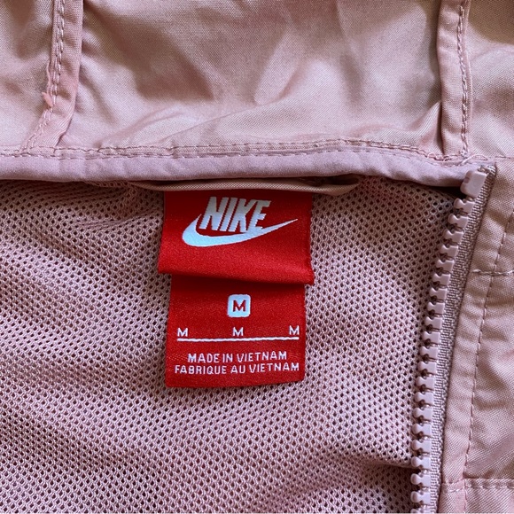 Nike Light Pink Windbreaker Jacket Size M - Picture 8 of 11